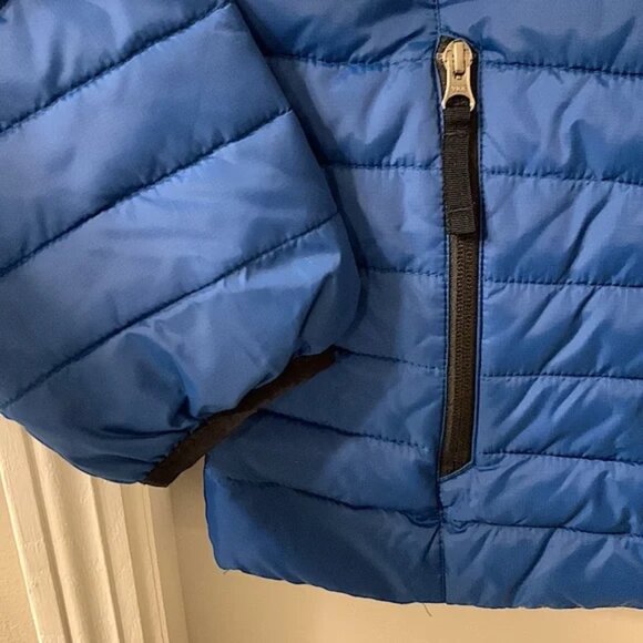 Duluth Trading Alaskan Hardgear Puffer Jacket Coat Men’s Large Blue Pockets - Picture 6 of 6